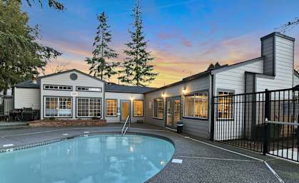 Novela Apartments Clubhouse Exterior and Pool
