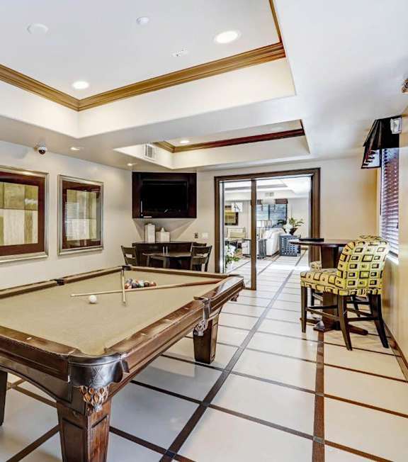 Billiards Table  at Apex Mission Valley, San Diego, 92108