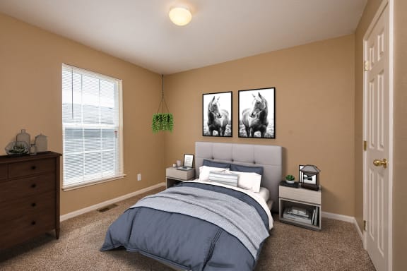 big bedroom large living room