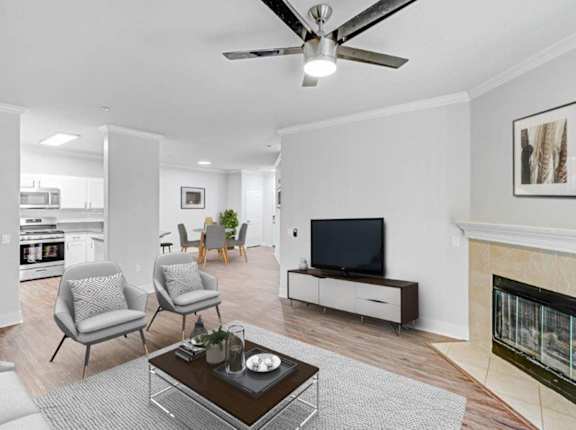 Spacious Living Room at Canyon Crest, Riverside, CA