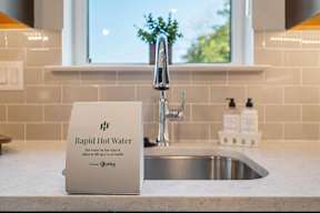 Instant hot water is on tap at Hamilton Passive House