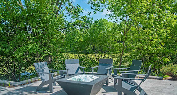 Aspenwoods_gas fire pit at Aspenwood Apartments, UT, 84120