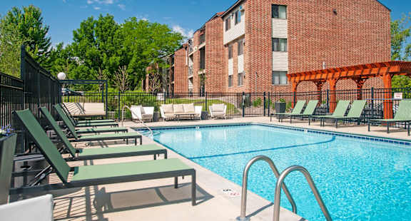 Aspenwoods Cool Blue Swimming Pool at Aspenwood Apartments, UT, 84120