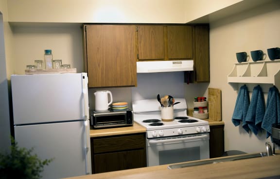 Kitchen at Fairington Apartments