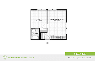 View 1 Bed 1 Bath Apartment Images