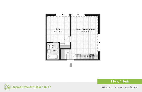 View 1 Bed 1 Bath Apartment Images