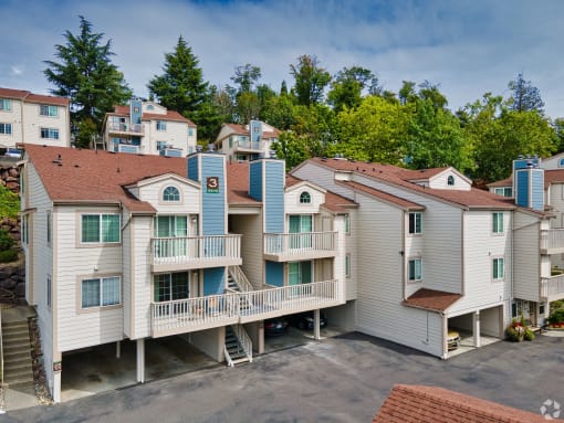 Our Apartment Building and Property at Newport Heights Apartment in Tukwila Washington