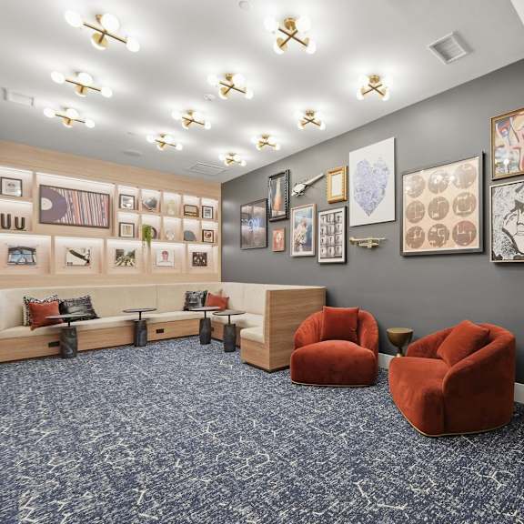 Music Lounge at Mosaic Livingston Apartments, Livingston
