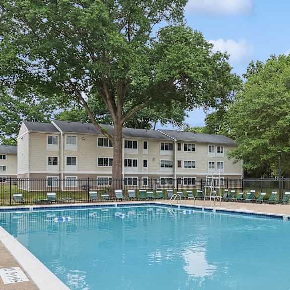 Outdoor pool at Leesburg Apartments in Leesburg VA