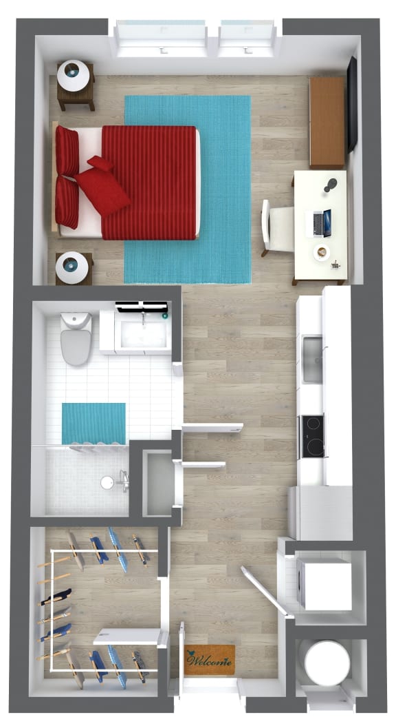 S1-2 Floor Plan at Union 346, Somerville Massachusetts
