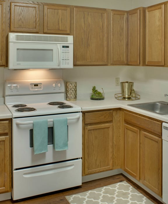 Functional kitchens make dinner a breeze. at Willow Pond, Burnsville, MN