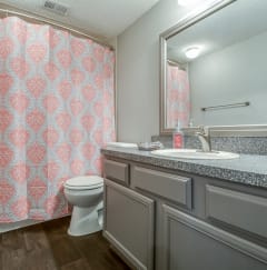 Spacious Bathrooms at Trinity Village Apartments, Texas, 75287