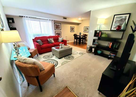 Living Area at The Palms, Charleston, South Carolina