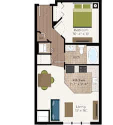 The Como Floor Plan at The Communities of River Crossing, Saint Paul, MN, 55116