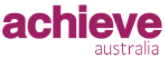 The image is a logo of a company named Achieve Australia.