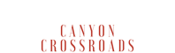 the text canova crossings in red on a white background