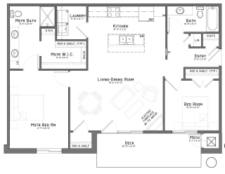 The-Flats-at-Shadow-Creek-Lincoln-NE-Two-Bedroom-Apartment-Loup-C1