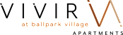 Vivra at Ballpark Village Apartments logo.