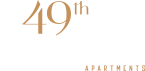 the graphic has the words 40th apartments apartments logos on a green background