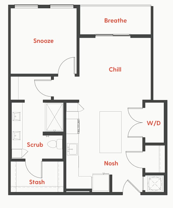 A2b Floor Plan The Rise