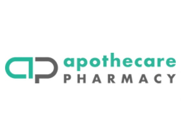 the logo for apothecary pharmacy on a white background
