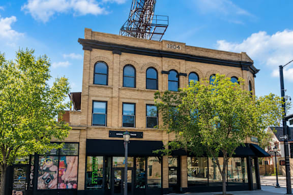 A building with the number 1004 on it.