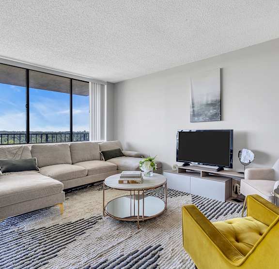 living room at PREMIER @ CITY LINE, Philadelphia, Pennsylvania