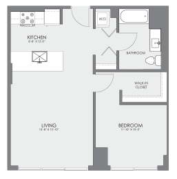 V-11 Floor Plan at Viridian on Sheridan, Chicago, IL, 60613