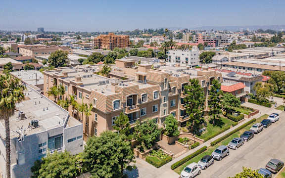 Aerial View Of The Property at 3623 Jasmine Avenue, Los Angeles, 90034