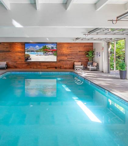 Indoor pool at Canyon Park, Beaverton,Oregon