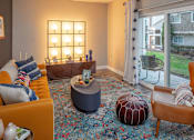 Thumbnail 9 of 33 - Living room with Terrace at Canyon Park Apartments, 97005