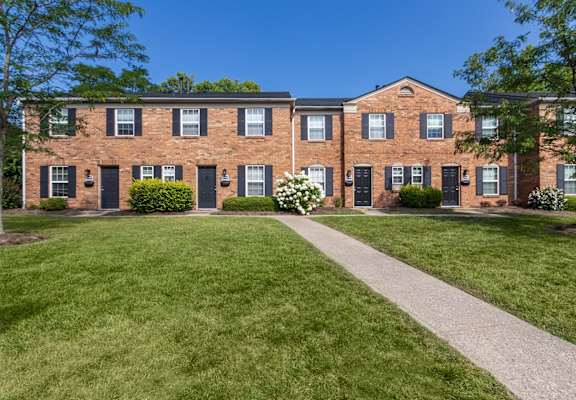 This is a photo of building exteriors at Montana Valley Apartments in Cincinnati, OH.
