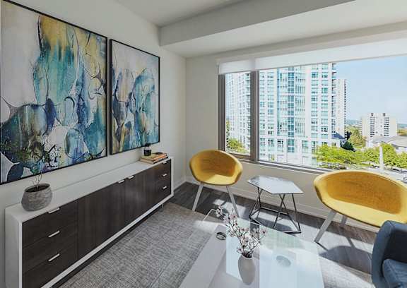 Living Room with large picture window