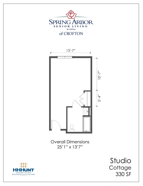 Studio, 1 & 2 Bedroom Apartments Spring Arbor of Crofton