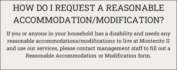a screenshot of a cell phone with the text: how do i request a reasonable accommodation modification
