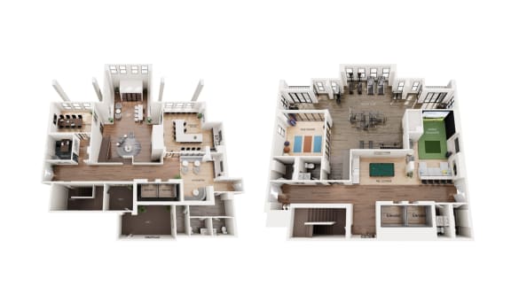 2 bedroom floor plan  the residences at
