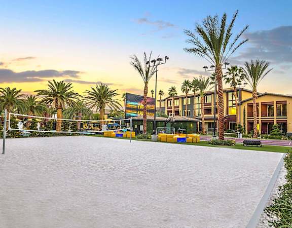 Volleyball court at Tuscan Highlands, Las Vegas, NV, Nevada