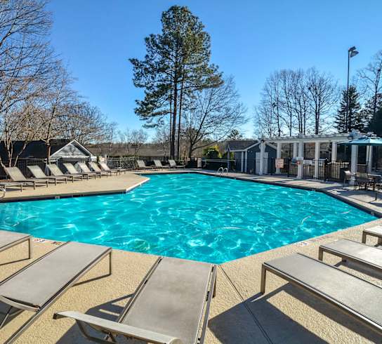 Swimming Pool at Atria at Crabtree Valley in Raleigh, NC