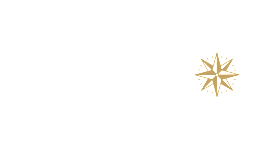 The image is a black and white logo for The Estates at Langley Cove.