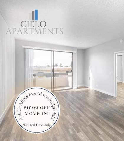 A Cielo Apartments apartment is on the market for $1000 off move-in.