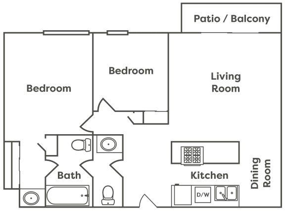 Metro Fremont | Apartments | Floor Plan | Dakota