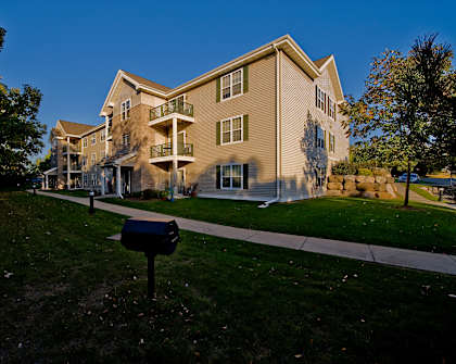 Outdoor Walking Path at Luann Place Apartments, Madison, WI, 53713