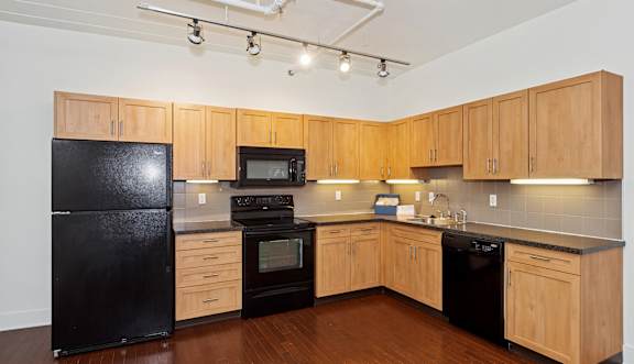 Kitchen at Residences at South High, Pittsburgh Pennsylvania