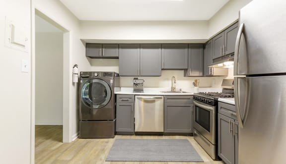 Fully Equipped Kitchen at Copper and Quarry Village, Pikesville, 21209