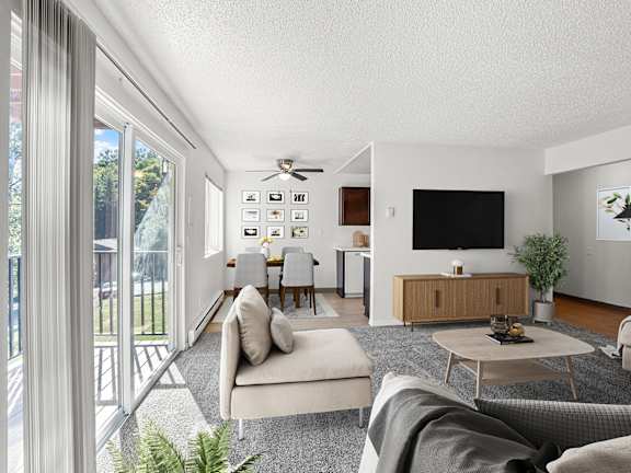 Impressive Living Room at Cascade Vista, Portland, OR, Oregon