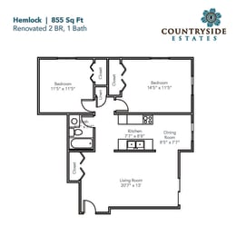  Floor Plan Hemlock