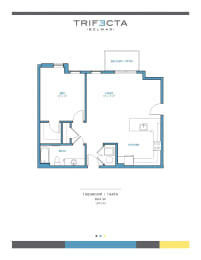 A8 Floor Plan at Trifecta Belmar, Lakewood, CO