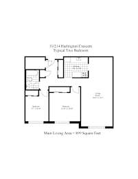 10 214 Harlington Crescent 2 Bedroom Floor Plan