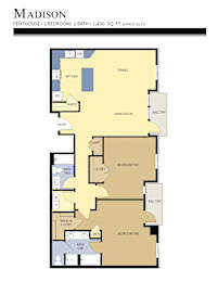 Madison Floor Plan at Liberty Crest Apartments, Salt Lake City, UT