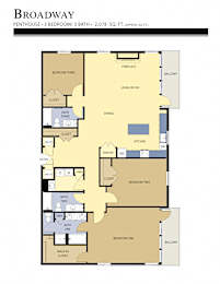 Broadway Floor Plan at Liberty Crest Apartments, Salt Lake City, UT, 84111